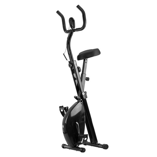 Upright foldable exercise bike - foldable,