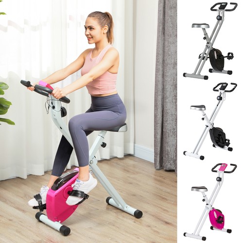 Folding exercise bike - exercise,