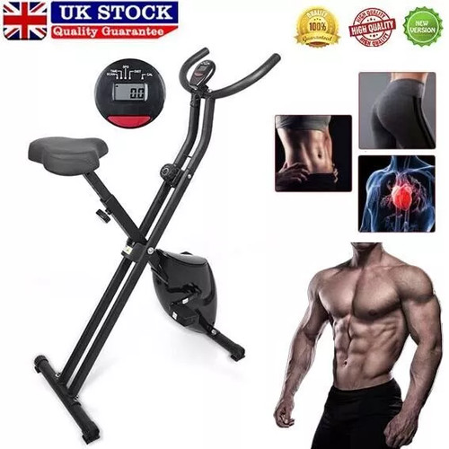Folding exercise bike home gym - bike,