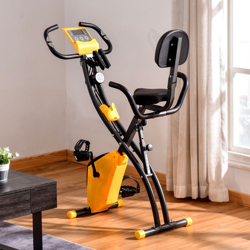 Folding exercise bike - 2-in-1,